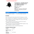 thumbnail image 2 of A/C Compressor - Compatible with 2014 - 2015 Subaru XV Crosstrek 2.0L H4 FULL HYBRID EV-GAS FHEV, 2 of 2
