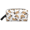 thumbnail image 2 of Uemuo Dachshund Dog Puppy Pattern Portable Toiletry Bags with Handle, Waterproof travel Make up Bags for Women, Large Capacity Travel Cosmetic Bags, 2 of 9