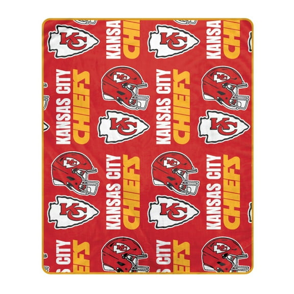 Pegasus Kansas City Chiefs 50" x 60" Homefield Stacked Logos Ultra Soft Blanket