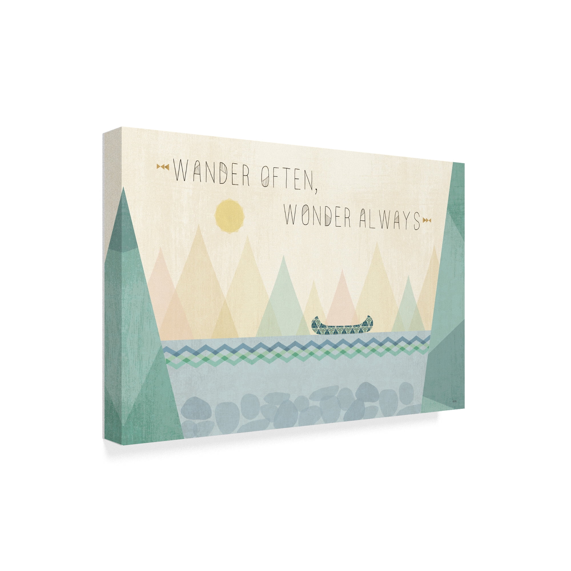 Trademark Fine Art 'Outdoor Geo I' Canvas Art by Veronique Charron