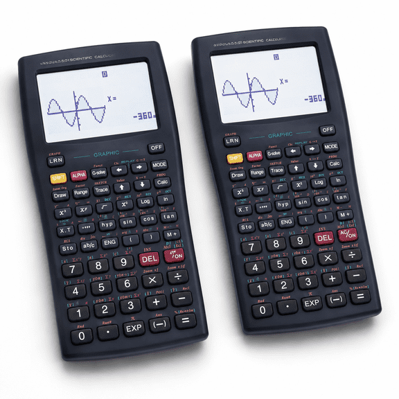 Scientific Graphing Calculators, 2 Pack, All-In-One Math Tool For High School And College Courses