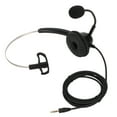 thumbnail image 1 of Single Ear Customer Service Headset, Flexible Business Headset Plug And Play  For Telemarketing, 1 of 8