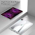 thumbnail image 6 of Allytechgroup Case for iPad Pro 11 Inch 2022/2021/2020/2018 (4th/3rd/2nd/1st gen), Soft TPU Slim Lightweight Not Yellowing Shockproof and Anti-Scratch Protective Cover for iPad Pro 11 Inch, Purple, 6 of 6