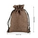 thumbnail image 3 of Naiovety 50 Uds. Bolsa de lino con cordón organizador de joyas bolsa de almacenamiento de té portátil para el hogar Almacenamiento y organización del hogar F 8x10cm Naiovety HA5722-16, 3 of 6
