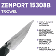 thumbnail image 4 of Zenport 15308B Aluminum Digging Trowel, Black, 4 of 5