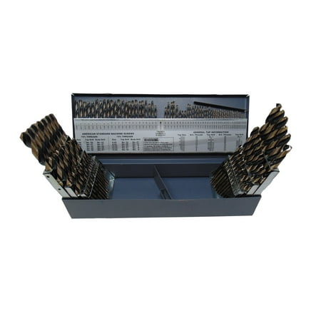 UPC: 0050728938307 | Norseman 93830 114 Piece #1-60  1-13.00MM  1/16-1/2  Jobber Drill Set