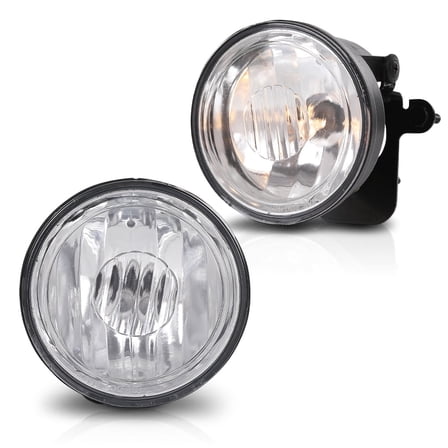 PIT66 Clear Bumper Fog Light Lamps w/Bulbs Fit For 2004-2006 Chevy Suburban Tahoe Z71