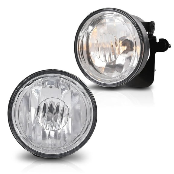PIT66 Clear Bumper Fog Light Lamps w/Bulbs Fit For 2004-2006 Chevy Suburban Tahoe Z71