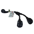 thumbnail image 2 of 1.2FT 16AWG Power Cord Y-Splitter - NEMA 5-15P To 2x NEMA 5-15R - 13A 2 of 5
