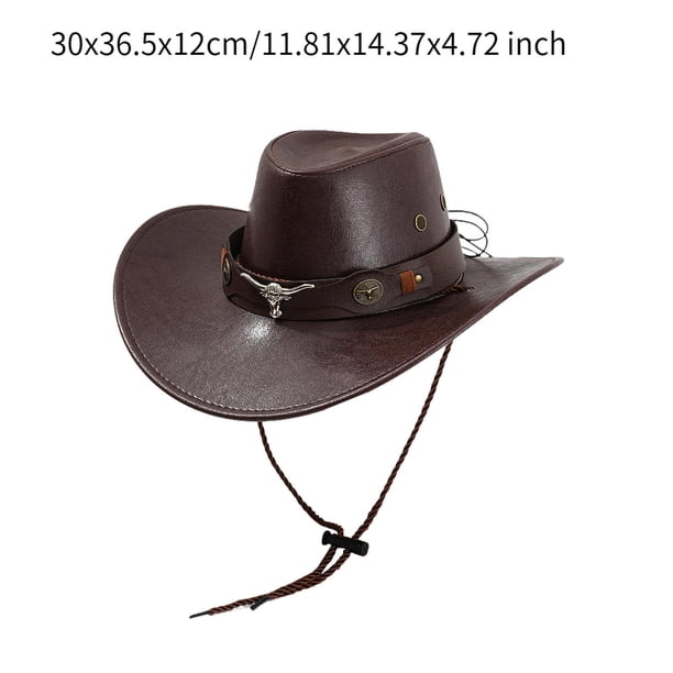 BELOVING Western Cowboy Hat Props Jazz Hat for Music Festival