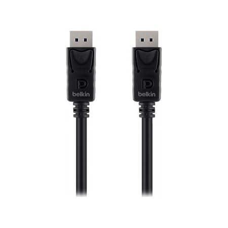 UPC: 0722868664001 | BELKIN PURE AV F2CD000B06-E 6 ft. Black DisplayPort to DisplayPort Cable Male to Male