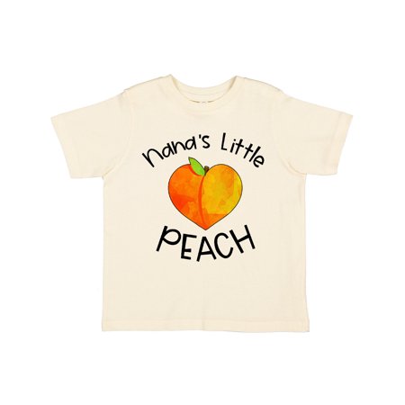 

Inktastic Nana s Little Peach Cute Peach Heart Gift Toddler Boy or Toddler Girl T-Shirt