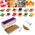 thumbnail image 4 of Cutter Box,  , Bread Cutter, Bamboo Wood Kitchen Accessory, Strong Stability Durability Wear Resistance For Man Woman Cutter Board + Box With Lid,Cutter  Board + Box Without Lid, 4 of 8