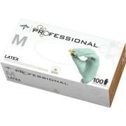 Medline, MIIPRO31792, Professional Latex Exam Gloves, 100 / Box, Green