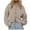 *Coffee, variant on ClodeEU Womens Cropped Button Up Cardigans ,Trendy Open Front Chunky Knit Sweater , Long Sleeve Fall Sweater Clothes Gray,Womens Plus S