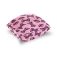 thumbnail image 5 of Hot Pink Lips Bows with Leopard Print Throw Pillow Covers Pillowcases 20 x 20 Inch Home Decor 2 Packs for Bedroom Sofa, 5 of 6