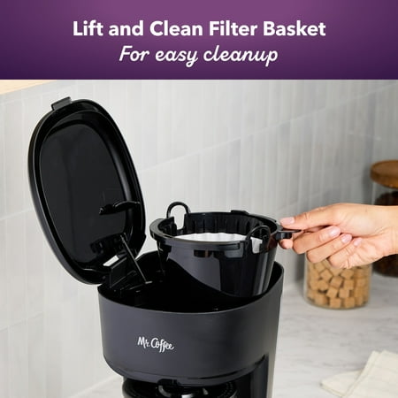 Mr. Coffee Programmable Coffee Maker, 12-Cup Coffee Maker, Black