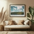 thumbnail image 3 of Evens Lake 01 - Loch Sheldrake New York Photography Landscape Nature Scenic Forest Rural Water Summer Black Framed Wall Art Print 5 x 7 inches, 3 of 4