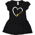 thumbnail image 3 of Inktastic Pickleball Heart Girls Baby Dress, 3 of 5