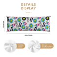 thumbnail image 2 of Naloa American Musical Super Soft 20x60 Body Pillow Case,Long Side Hidden Zipper（PILLOWS ARE NOT INCLUDED）, 2 of 6