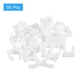 thumbnail image 3 of Uxcell 50Pack U-Shaped Water Pipe Clamps, PPR Pipe Clamps Clips Fit for 20mm/0.79" OD Water Pipes, White, 3 of 6