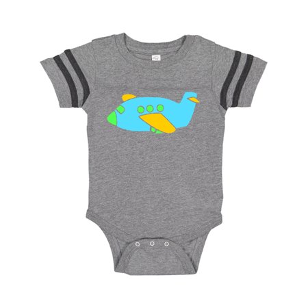 

Inktastic Blue Airplane Gift Baby Boy or Baby Girl Bodysuit
