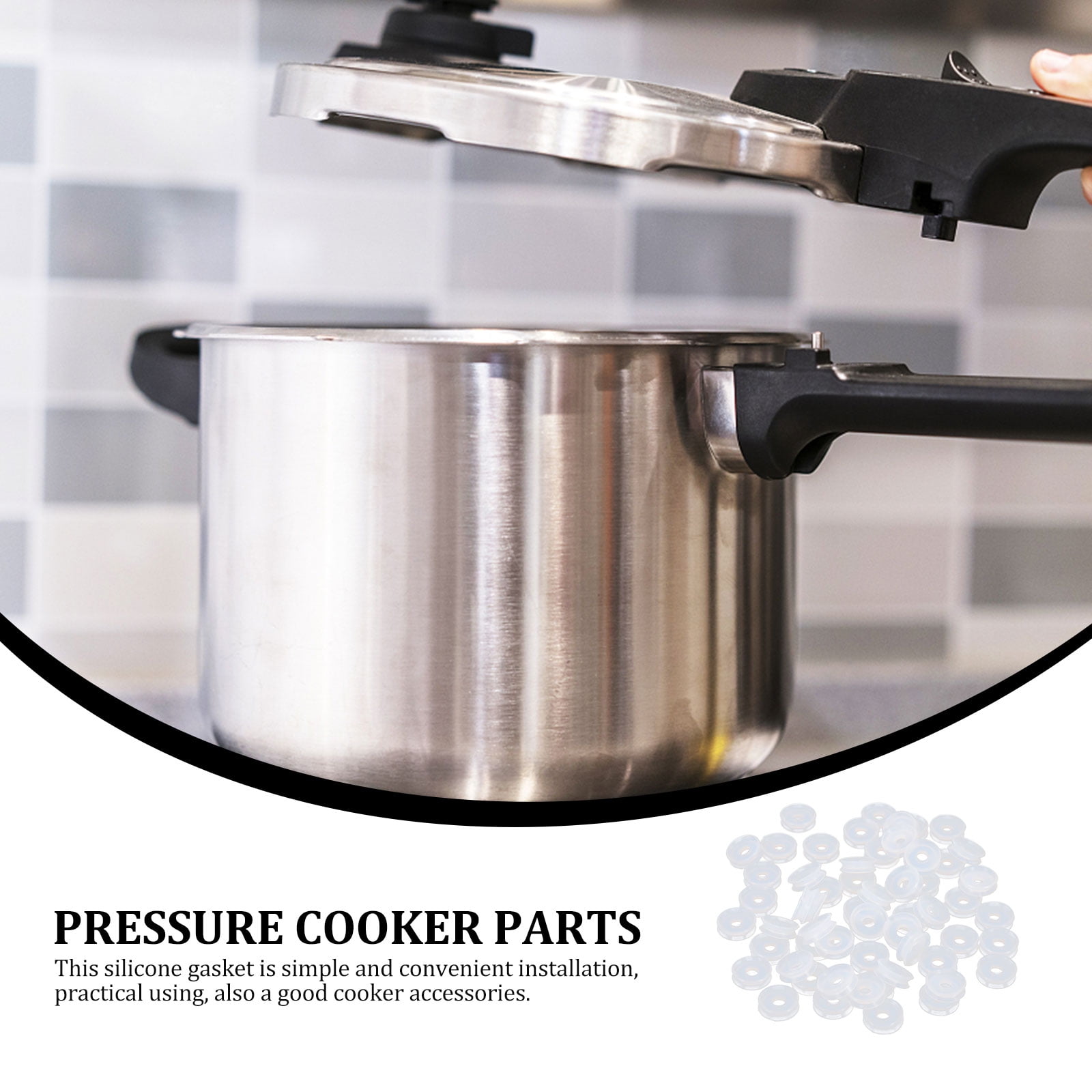 150 Pcs Power Cooker Plus Replacement Parts Pressure Canner Weight High Walmart