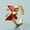 Red, variant on Unisex Gold Plated Copper Oil Drip Butterfly Ring Adjustable Opening Fashion Jewelry Men Women Teens Durable