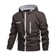 thumbnail image 1 of Ceisia Men's Outdoor Sports Pants Waterproof Hooded Long Sleeve Summer Regular Fit with Gift Zipper, 1 of 4