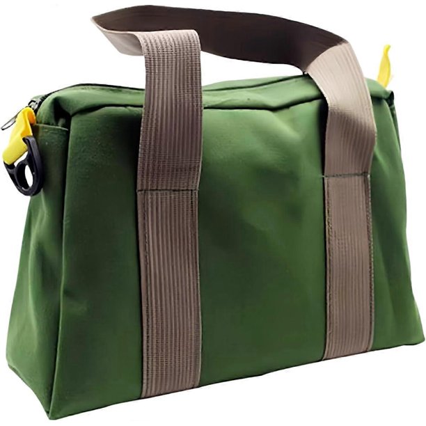 KAIYANG Bolsa de herramientas de boca ancha, bolso de lona resistente de gran capacidad, organizador de herramientas portátil para el hogar para guardar destornilladores, llaves, alicates, clavos, ali