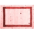 thumbnail image 1 of Ahgly Company Indoor Rectangle Solid Red Modern Area Rugs, 8' x 12', 1 of 4