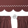 thumbnail image 4 of Jinsinto Bed Skirt Wrap Around - Easy Fit with 16 Inch Drop (Burgundy, Full-16'' Drop), 4 of 5