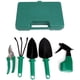 thumbnail image 2 of Rawiri Herramientas de Jardinería de 5 Piezas con Tijeras, Palas, Rastrillos y Pulverizador Mango Ergonómico Antideslizante e Inoxidable - Caja de Almacenamiento, 2 of 5