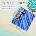 thumbnail image 4 of TERRALYX Beach Blanket Waterproof Sandproof 79" x 82"Beach Mat for 4-7 Adults with 4 Pocket and Stakes Sand Blanket Large Picnic Mat for Travel Camping, 4 of 6