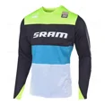 thumbnail image 3 of Camisetas de ciclismo para bicicleta, nuevas camisetas de descenso Sram, camisetas de manga corta y larga para MTB, todoterreno, DH, camisetas de moto, ropa de motocross, ropa de ciclismo, 3 of 5