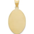 thumbnail image 5 of 14K Yellow Gold Polished D/C Corpus Oval Pendant (28 X 14.5) Made In Mexico k5608, 5 of 6