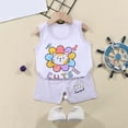 thumbnail image 2 of Toddler Boy Summer 2-Piece Clothes Sets Casual Short Sleeve Tshirt & Jogger Shorts Outside Athletic Outfits 6-12 Months 12-24 Months 2t 3t 4t 5t 6t 7t 8t 9t Children 7-8 Years, 2 of 7