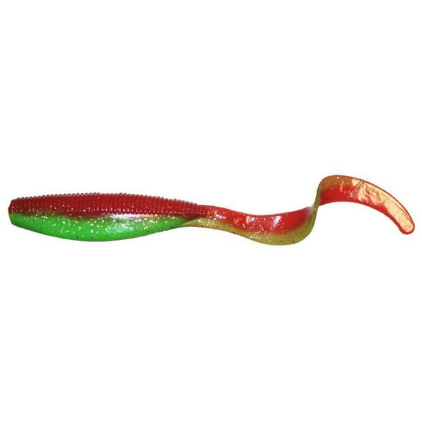 Z-Man StreakZ Curly TailZ 5 inch Soft Plastic Grub 4 pack - Walmart.com ...