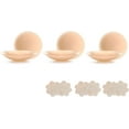 thumbnail image 1 of Cakes Body Nipple Covers Waterproof Reusable Sticky Bras Invisible Bra Traceless Adhesive Bras for Dress Tops, 1 of 7