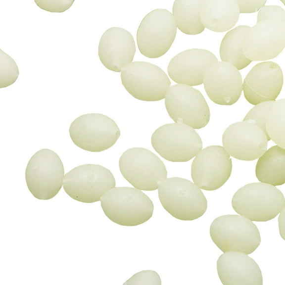 100Pcs Oval Luminous Fishing Beads Glow Lure Float Floating Tackles