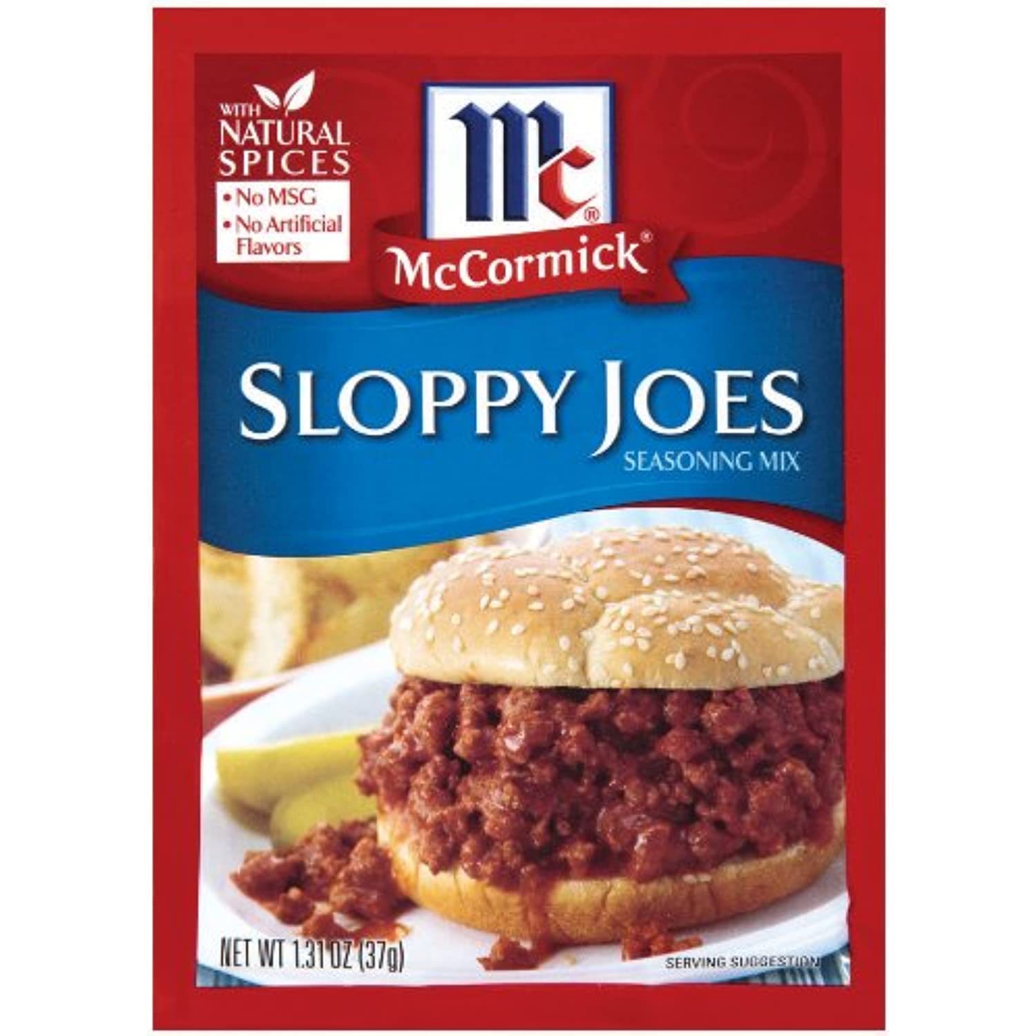 Mccormick Sloppy Joe Seasoning, 1.31Ounce Units (Pack Of 24)