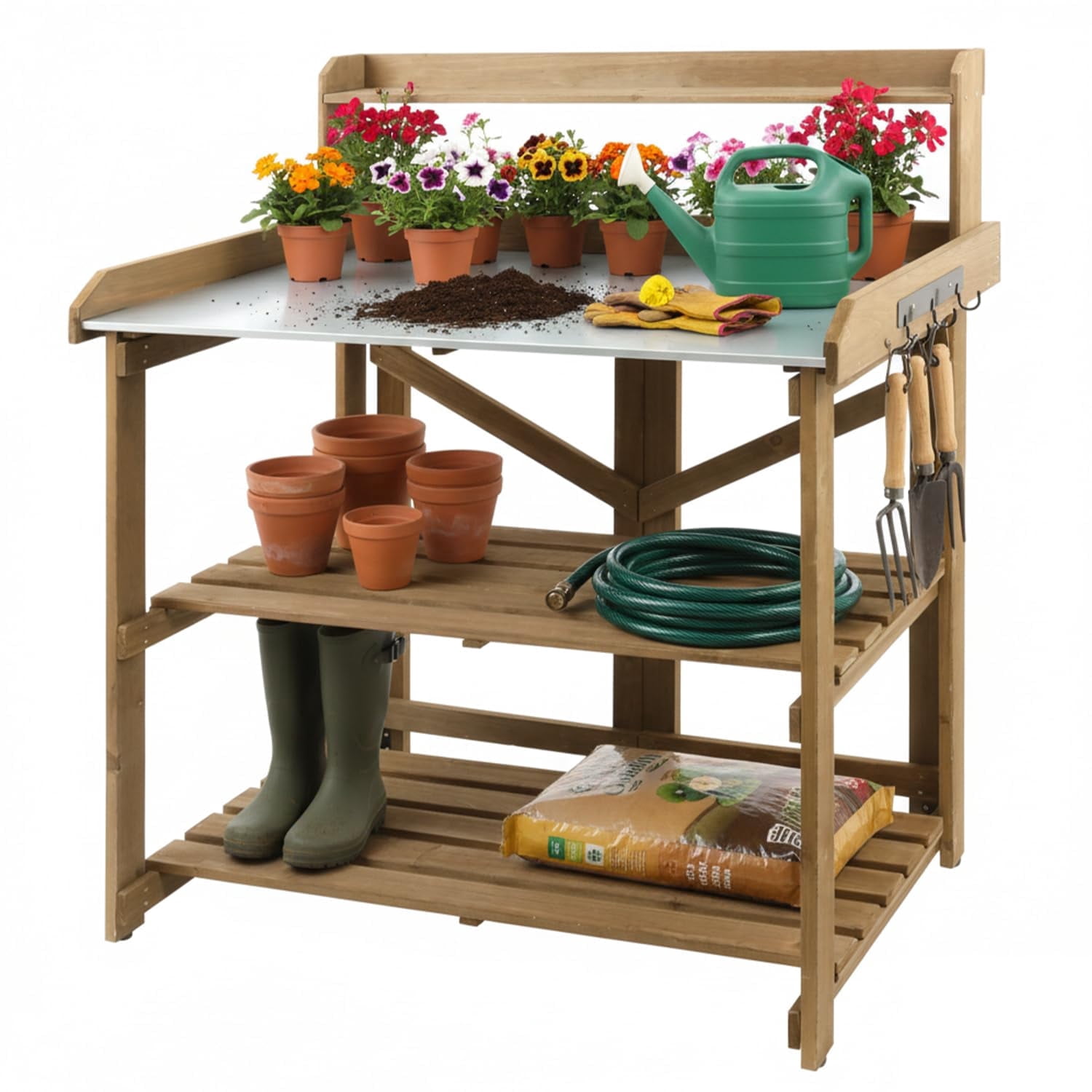 DuraTrel, Greenfield Outdoor Table, 19.5