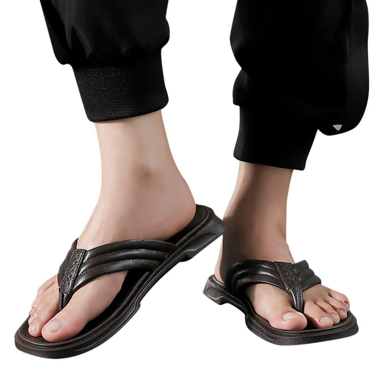 designer flip flops mens