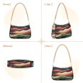 thumbnail image 7 of FORMRS Womens Shoulder Bag with Chain Strap Clutch Purse Cute Tote Handbag, Artistic Desert Pattern, 7 of 7
