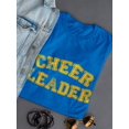 thumbnail image 3 of Cheer Leader Graphic Quote Women T-Shirt, Female x-Large, 3 of 4