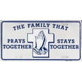 thumbnail image 1 of The Family That Prays Together Plate, 1 of 9