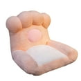 thumbnail image 2 of Cojín de asiento de sofá perezoso Zulema Cozy Cute Reversible Rosado, 2 of 8
