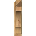 thumbnail image 2 of Ekena Millwork 6"W x 18"D x 26"H Balboa Rough Sawn Arts and Crafts Outlooker, Western Red Cedar, 2 of 4
