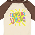 thumbnail image 4 of Inktastic I Love My Uncle- Sun and Rainbow Letters Boys or Girls Long Sleeve Baby Bodysuit, 4 of 5