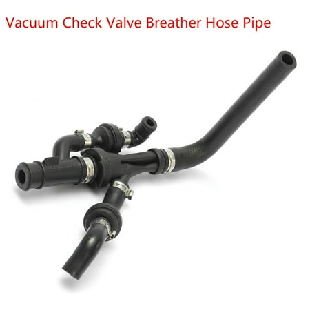 - 220mm Vacuum Check Valve Breather Hose Pipe Hose Pipe For Audi For A4 A6 Seat VW Passat 1.8T
